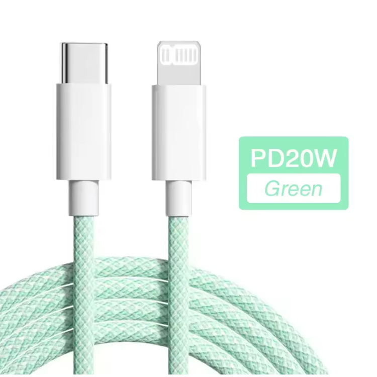 USB Type-C Fast Charging Cable for iPhone – PD 20W Durable Charger