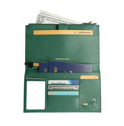RFID Passport Holder – Stylish Travel Wallet for Cards, Boarding Pass & Documents