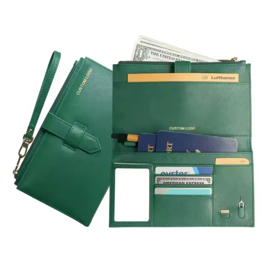 RFID Passport Holder – Stylish Travel Wallet for Cards, Boarding Pass & Documents