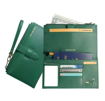 RFID Passport Holder – Stylish Travel Wallet for Cards, Boarding Pass & Documents