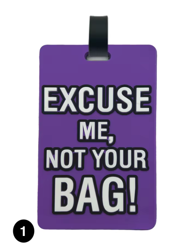 Bright Travel Luggage Tags – Easy Bag Identification