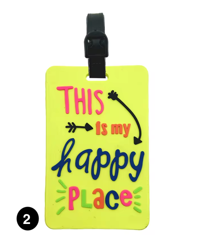 Bright Travel Luggage Tags – Easy Bag Identification