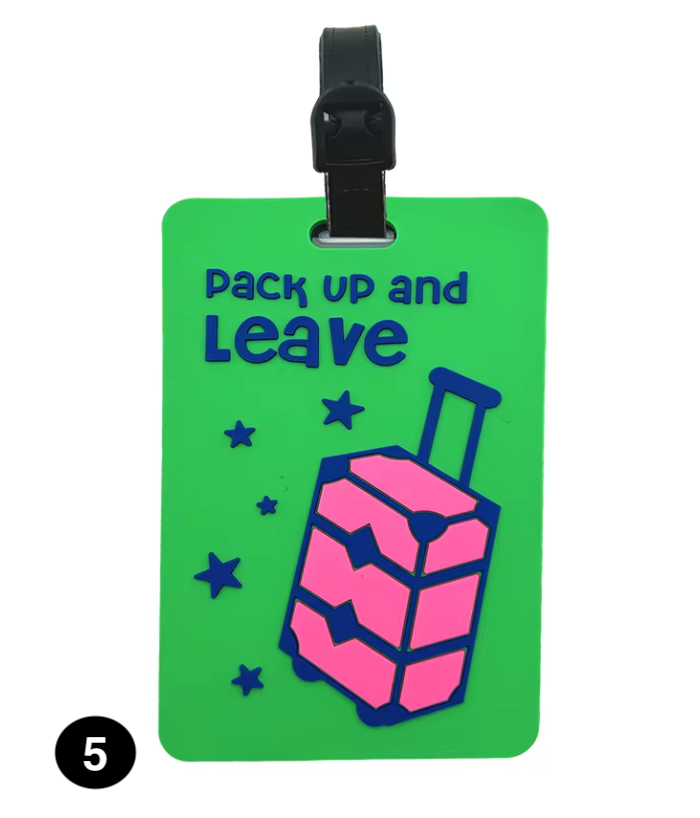 Bright Travel Luggage Tags – Easy Bag Identification