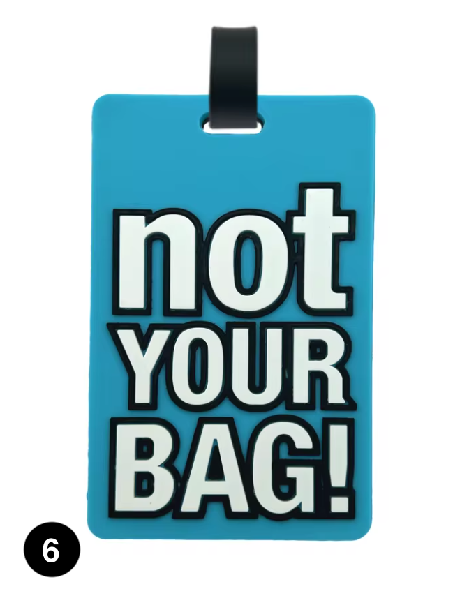 Bright Travel Luggage Tags – Easy Bag Identification