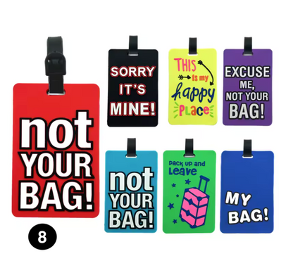 Bright Travel Luggage Tags – Easy Bag Identification