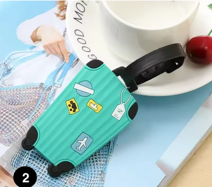Cute Silicone Luggage Tag – Travel Bag Identifier