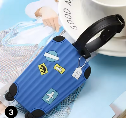 Cute Silicone Luggage Tag – Travel Bag Identifier