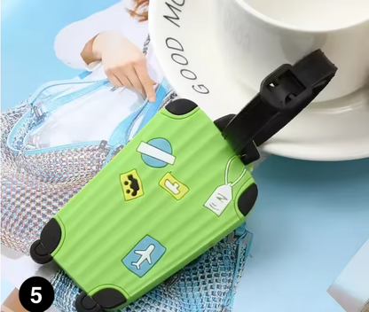 Cute Silicone Luggage Tag – Travel Bag Identifier