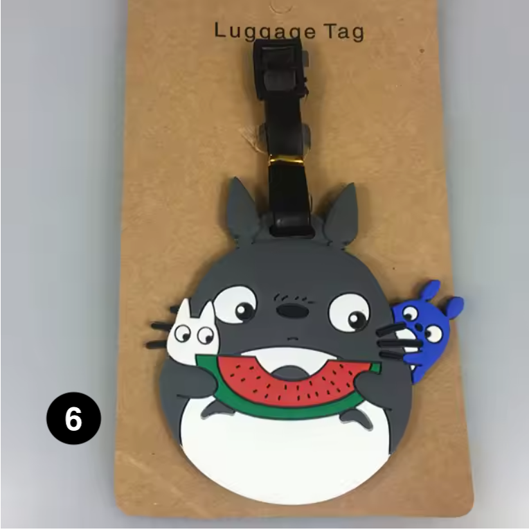 Totoro Luggage Tag – Cute Name Label for Travel Bags