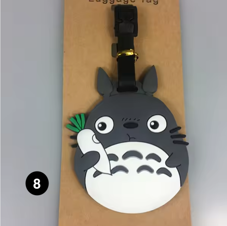 Totoro Luggage Tag – Cute Name Label for Travel Bags