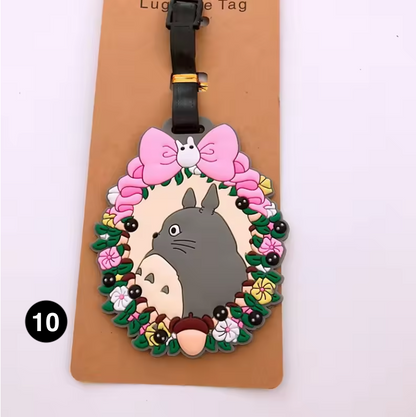 Totoro Luggage Tag – Cute Name Label for Travel Bags