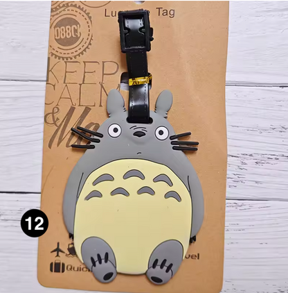 Totoro Luggage Tag – Cute Name Label for Travel Bags