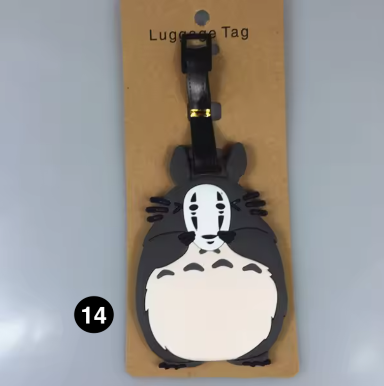 Totoro Luggage Tag – Cute Name Label for Travel Bags