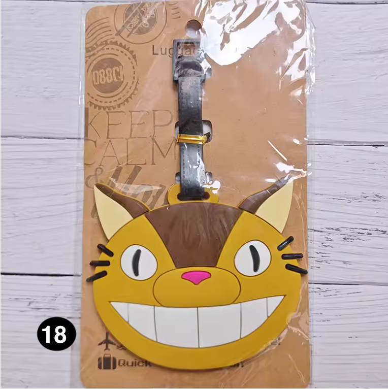 Totoro Luggage Tag – Cute Name Label for Travel Bags