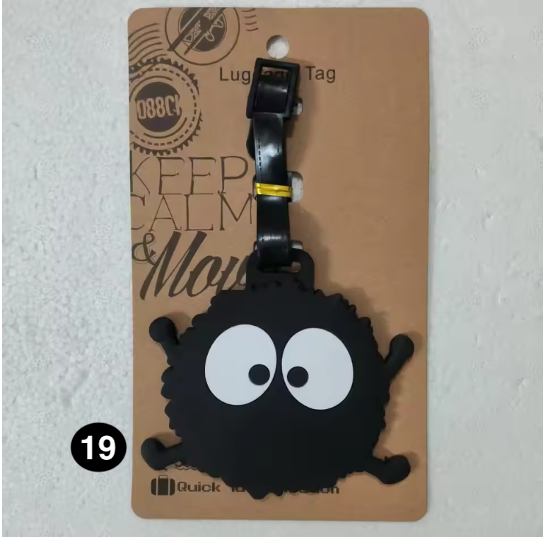 Totoro Luggage Tag – Cute Name Label for Travel Bags