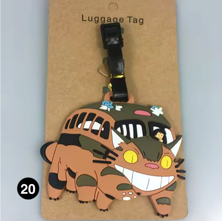 Totoro Luggage Tag – Cute Name Label for Travel Bags