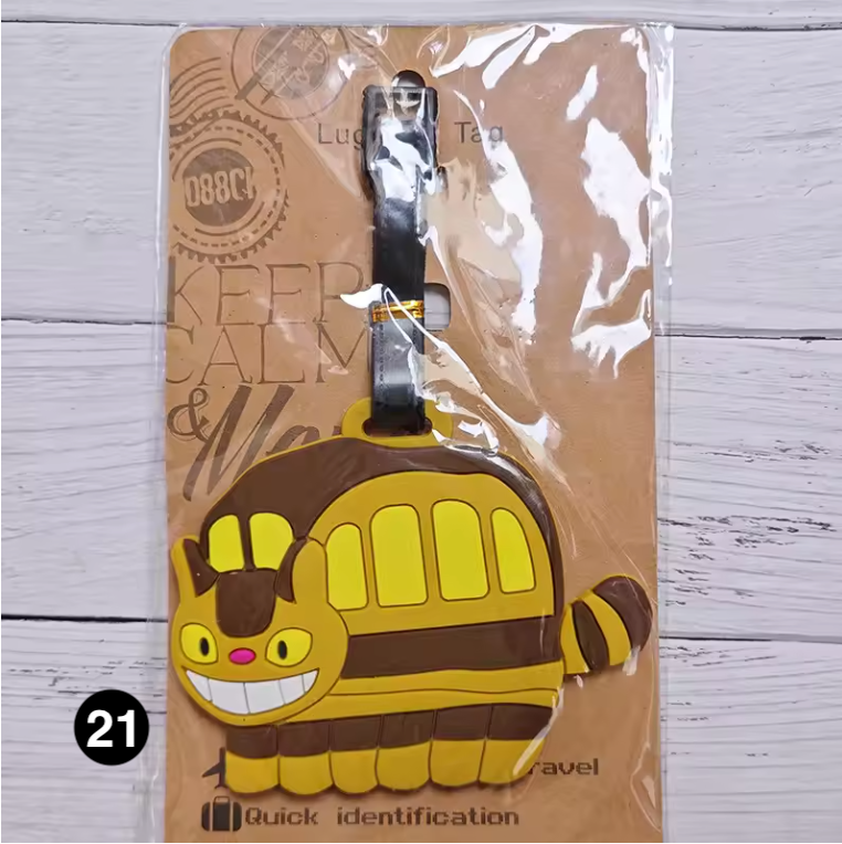 Totoro Luggage Tag – Cute Name Label for Travel Bags