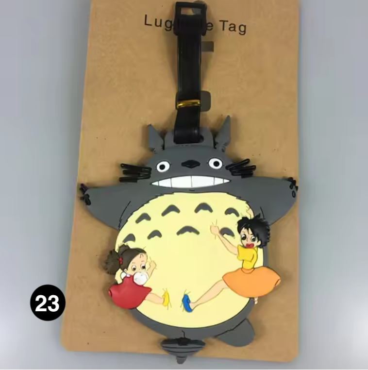 Totoro Luggage Tag – Cute Name Label for Travel Bags