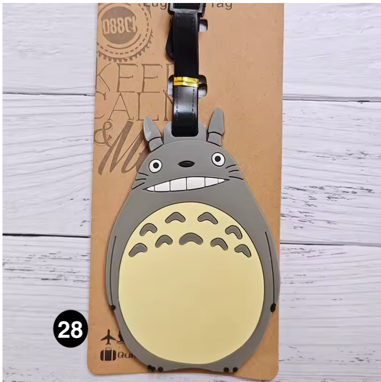 Totoro Luggage Tag – Cute Name Label for Travel Bags