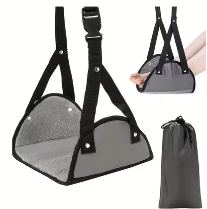 Travel Foot Hammock – Adjustable Leg Rest for Airplane & Office
