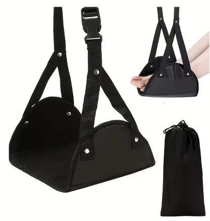 Travel Foot Hammock – Adjustable Leg Rest for Airplane & Office