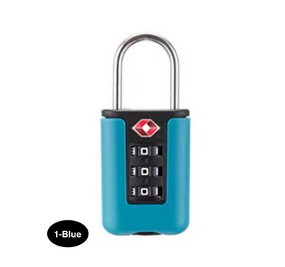 TSA Approved Travel Luggage Lock with 3-Digit Password – Secure Suitcase Lock for Travel Bags