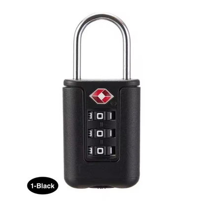 TSA Approved Travel Luggage Lock with 3-Digit Password – Secure Suitcase Lock for Travel Bags