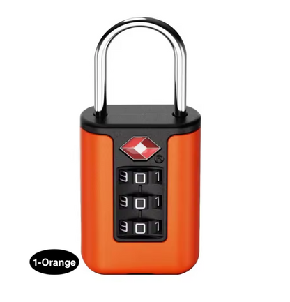 TSA Approved Travel Luggage Lock with 3-Digit Password – Secure Suitcase Lock for Travel Bags