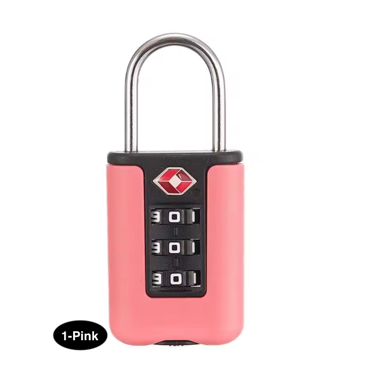 TSA Approved Travel Luggage Lock with 3-Digit Password – Secure Suitcase Lock for Travel Bags