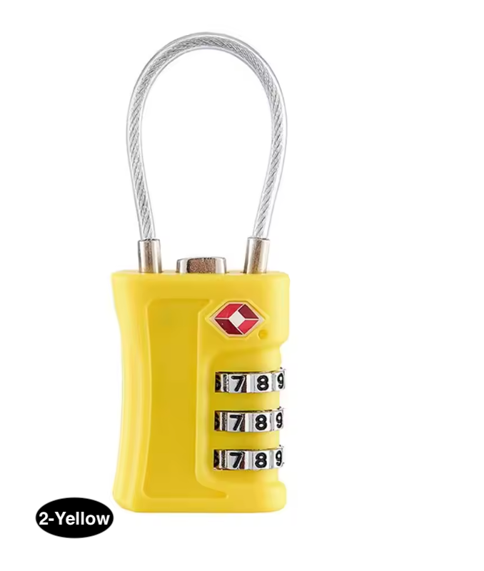 TSA Approved Travel Luggage Lock with 3-Digit Password – Secure Suitcase Lock for Travel Bags