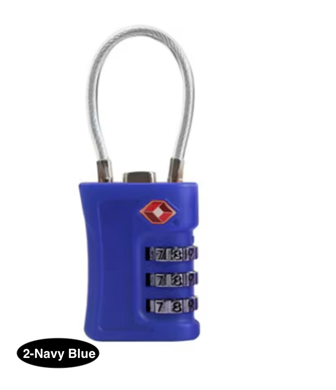 TSA Approved Travel Luggage Lock with 3-Digit Password – Secure Suitcase Lock for Travel Bags