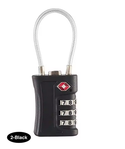TSA Approved Travel Luggage Lock with 3-Digit Password – Secure Suitcase Lock for Travel Bags