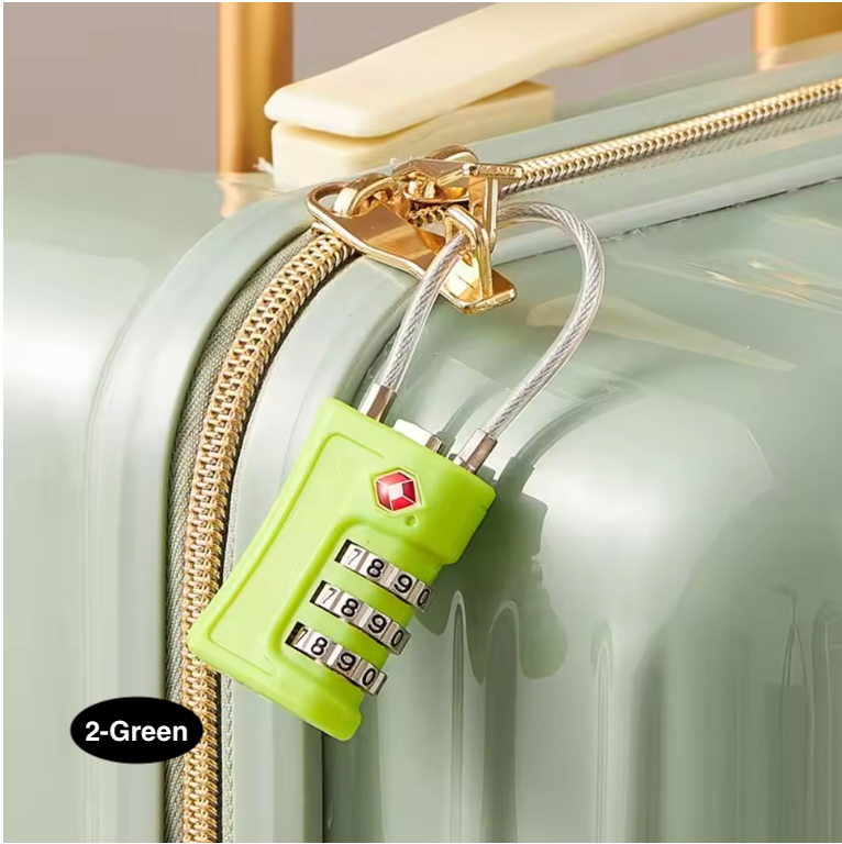 TSA Approved Travel Luggage Lock with 3-Digit Password – Secure Suitcase Lock for Travel Bags