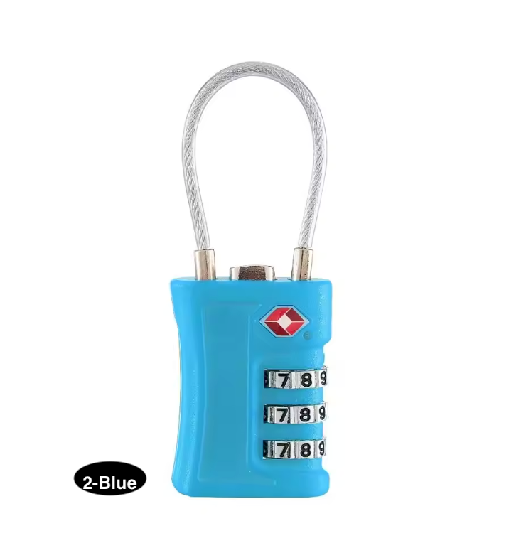 TSA Approved Travel Luggage Lock with 3-Digit Password – Secure Suitcase Lock for Travel Bags