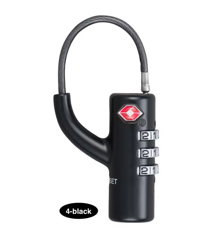 TSA Approved Travel Luggage Lock with 3-Digit Password – Secure Suitcase Lock for Travel Bags