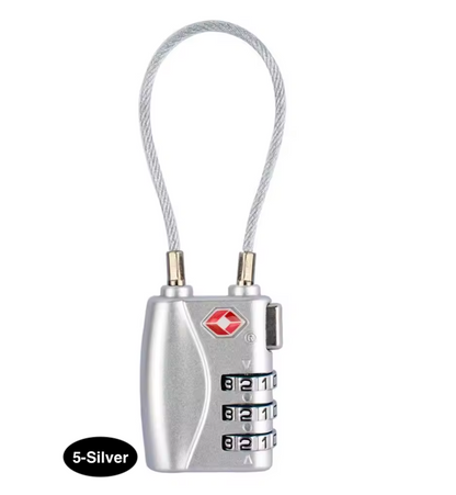 TSA Approved Travel Luggage Lock with 3-Digit Password – Secure Suitcase Lock for Travel Bags