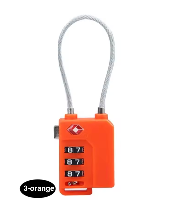 TSA Approved Travel Luggage Lock with 3-Digit Password – Secure Suitcase Lock for Travel Bags