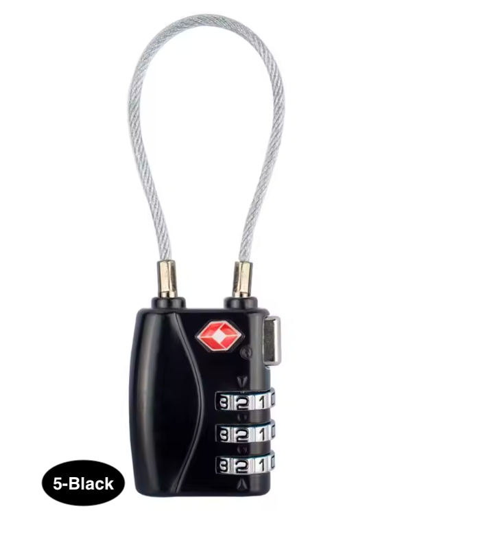 TSA Approved Travel Luggage Lock with 3-Digit Password – Secure Suitcase Lock for Travel Bags