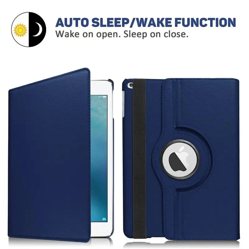 iPad 360° Rotating Case – Smart Magnetic Stand Cover