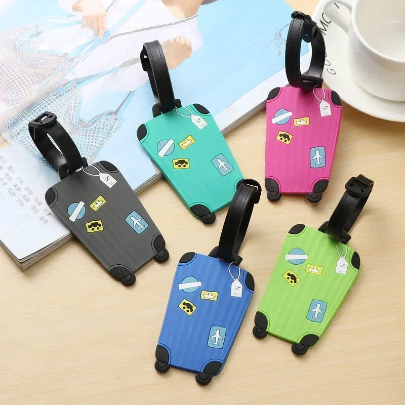 Cute Silicone Luggage Tag – Travel Bag Identifier