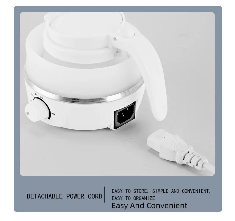 Mini Folding Electric Kettle for Travel & Hotel Use