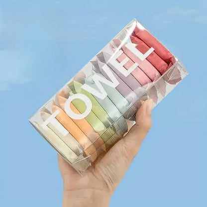 14pcs Disposable Compressed Travel Towels – Portable Hygiene Face & Body Towels
