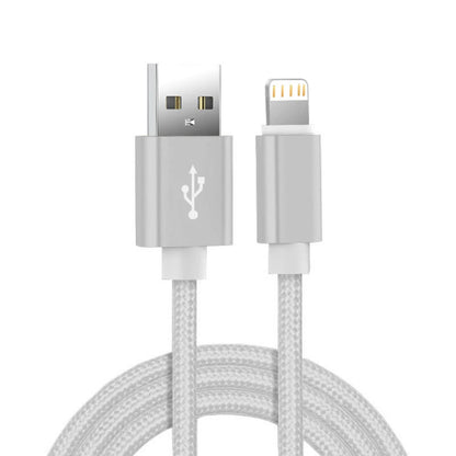 Fast USB Charging Cable for iPhone 14 8 7 6S Plus X XR XS 13 12 11 Pro Max SE Nylon Braided USB Charger Cord Data Cable