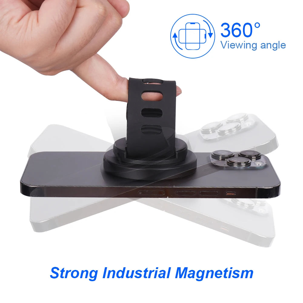 Magnetic Phone Grip for MagSafe Adjustable Strap bicycle Gym Phone Ring Holder Compatible with iPhone 14 Pro 13 12 Smartphones