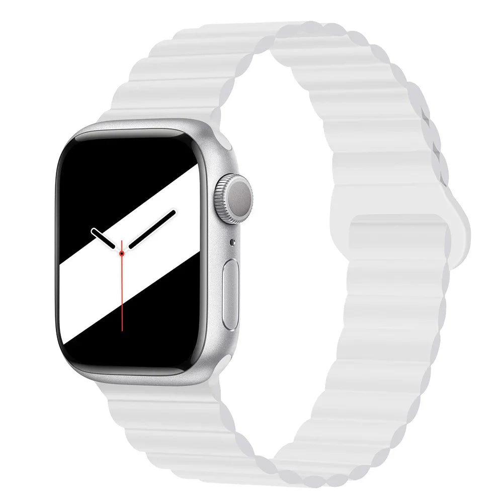 Part 3/3 – Magnetic Silicone Strap for Apple Watch