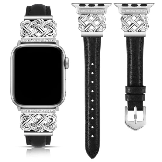 Leather strap apple watch