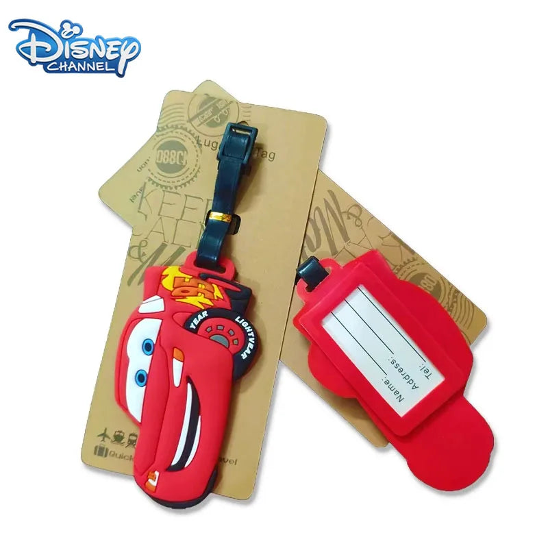 Lightning McQueen Luggage Tag – Cute Name Label for Travel Bags