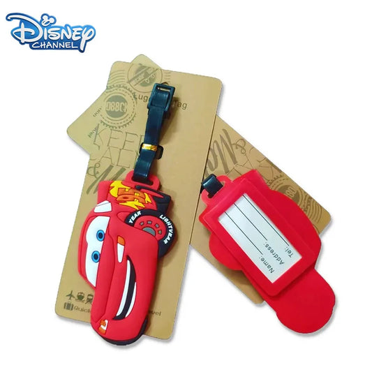 Lightning McQueen Luggage Tag – Cute Name Label for Travel Bags