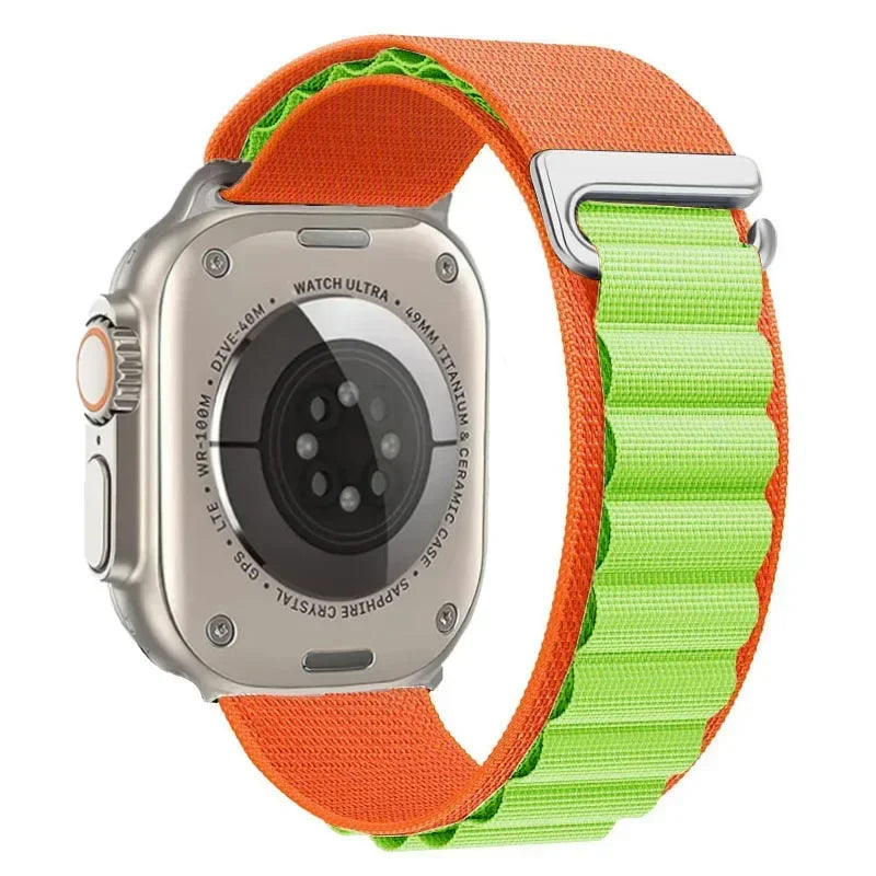 Nylon strap For Apple watch Ultra/2 49mm 9 8 7 45mm 41mm Sports breathable wristband For iwatch 6 5 4 3 2 SE 44mm 40mm 42mm 38mm