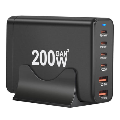 200W GaN 6-Port USB-C Charger – US / EU / UK / AU  Plug